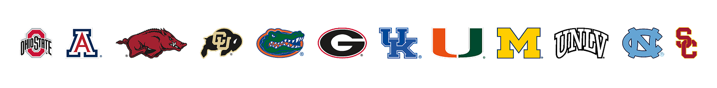 College teams logos