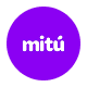 Purple circle with mitú logo