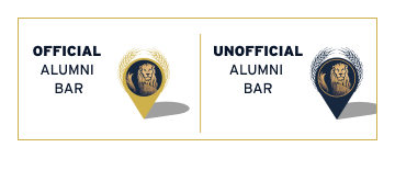 official/unofficial alumni bar logos