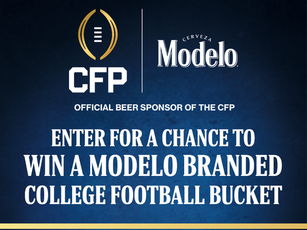 College Football Team Beer Buckets Promotion