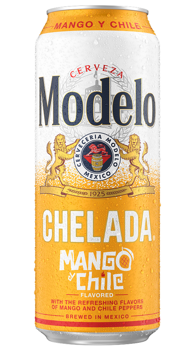 Modelo Chelada Mango y Chile Can